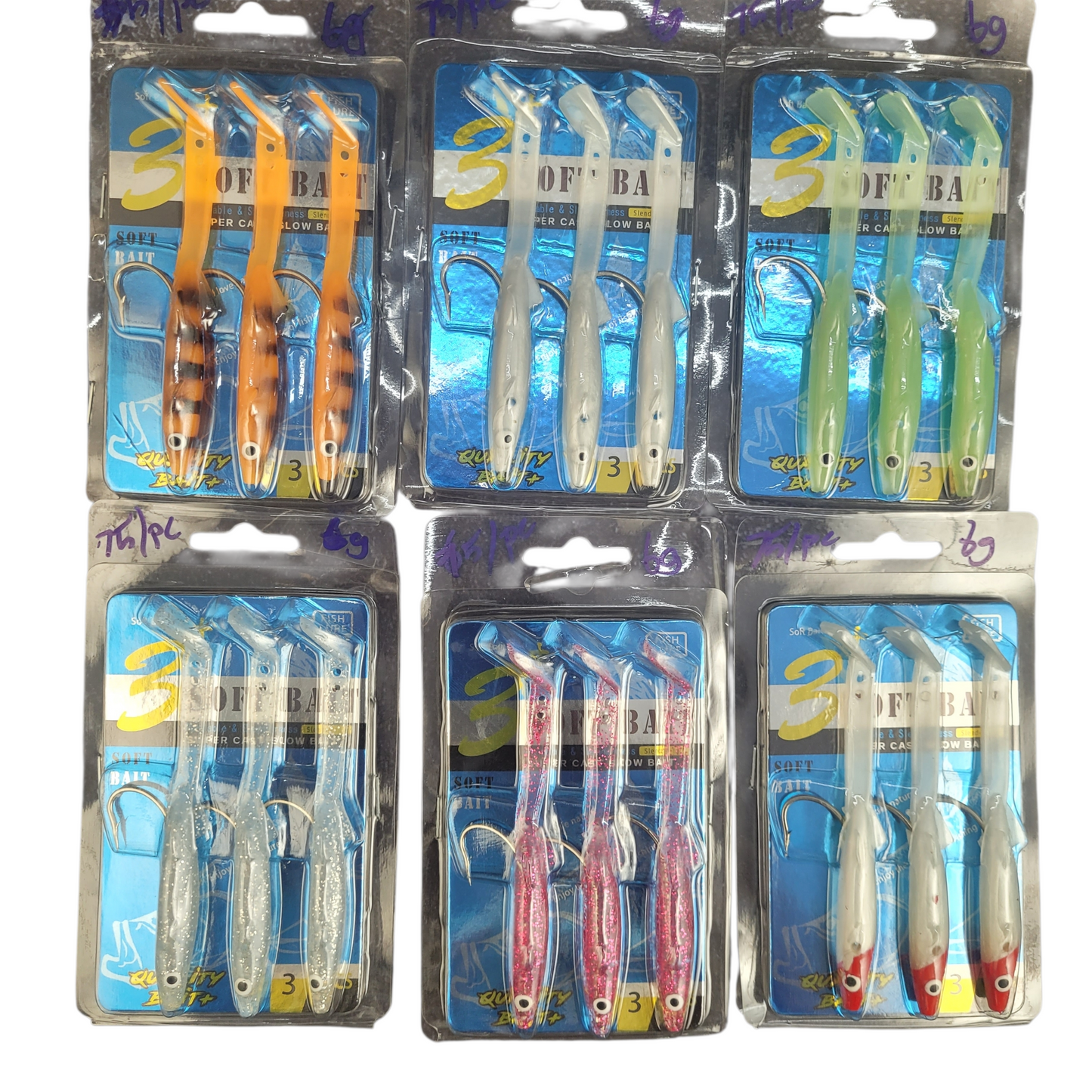 Eel Soft Lure Lures 6gms/pc -75/pc