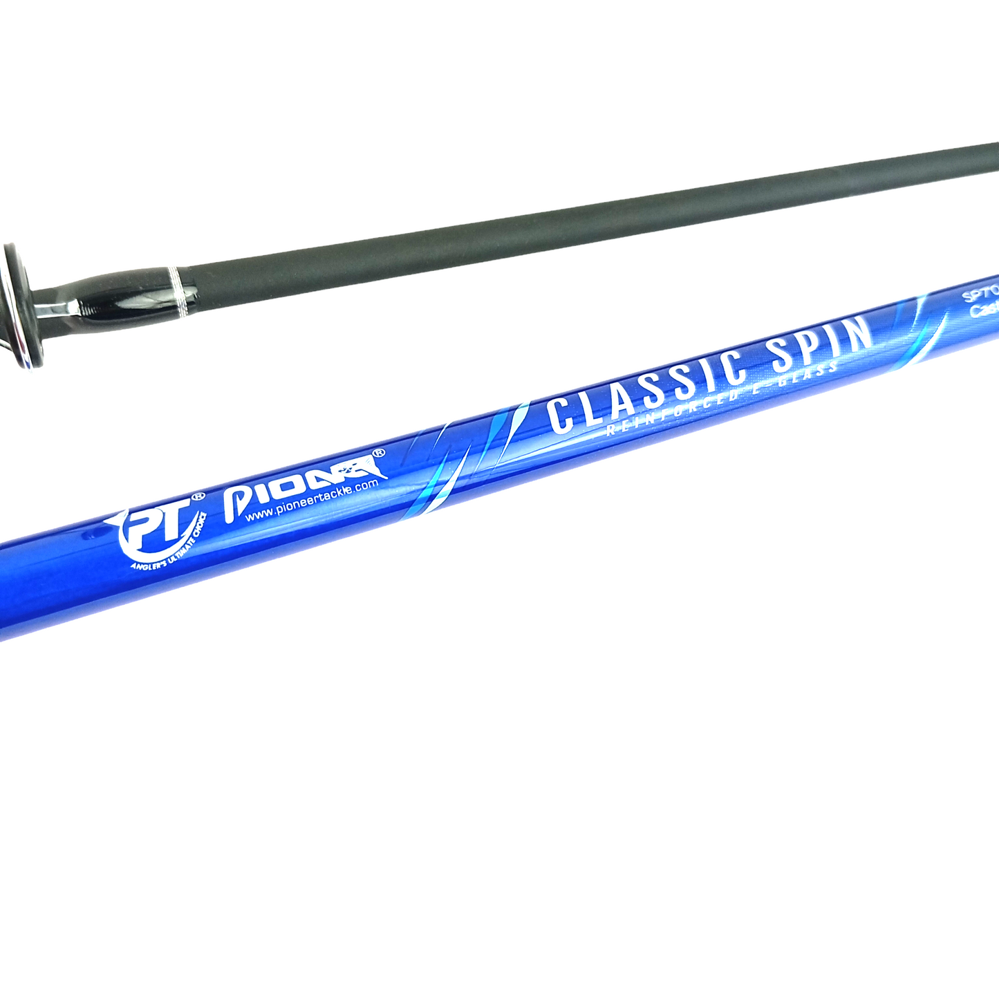 Pioneer Classic Spin 7ft Reinforced E-Glass Spinning Fishing Rod Close Up Image