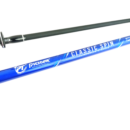 Pioneer Classic Spin 7ft Reinforced E-Glass Spinning Fishing Rod Close Up Image