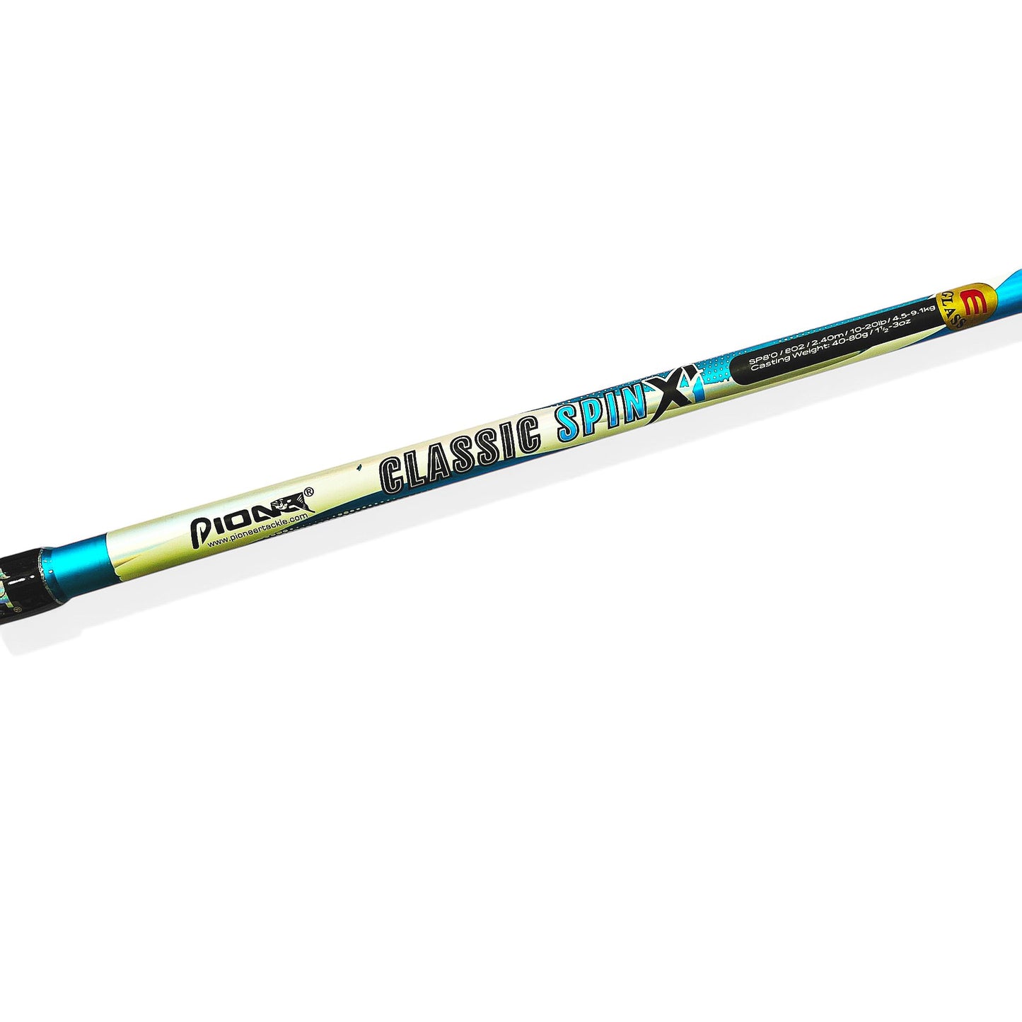 Pioneer Classic Spin 7ft|8ft Reinforced E-Glass Spinning Fishing Rod