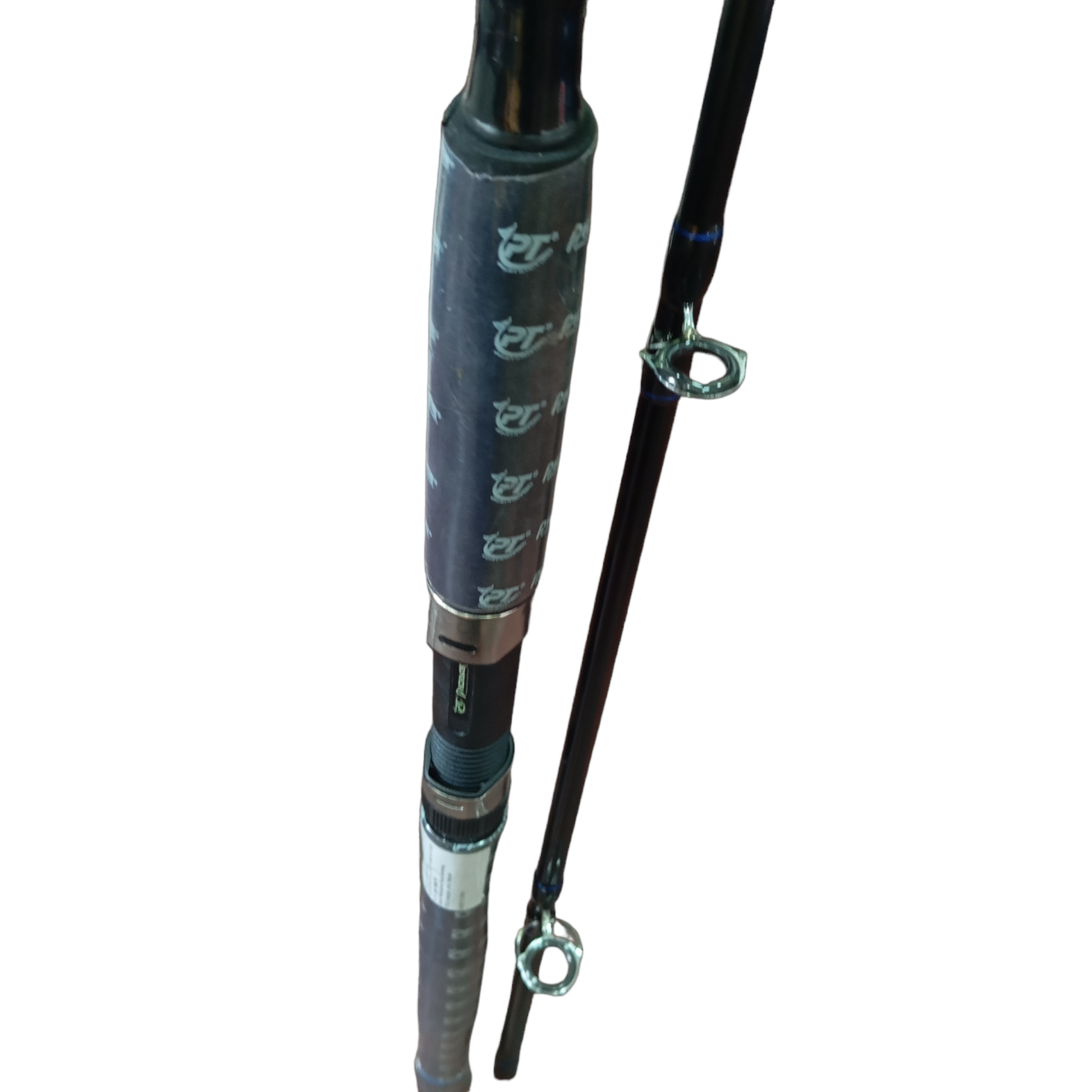 Pioneer Fire E-Glass 8FT 10-20lb CW40-80gr Spinning Fishing Rod Blue Butt and Guide Image