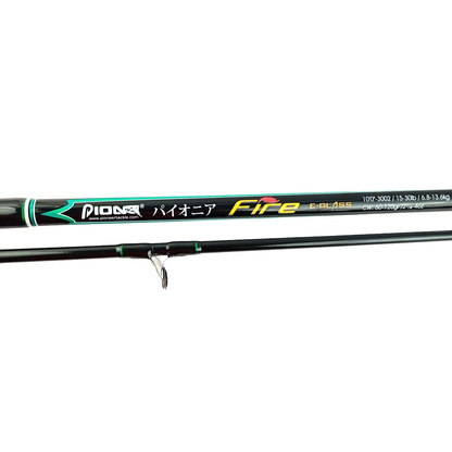 Pioneer Fire E-Glass 10ft Spinning Fishing Rod Blank Image 