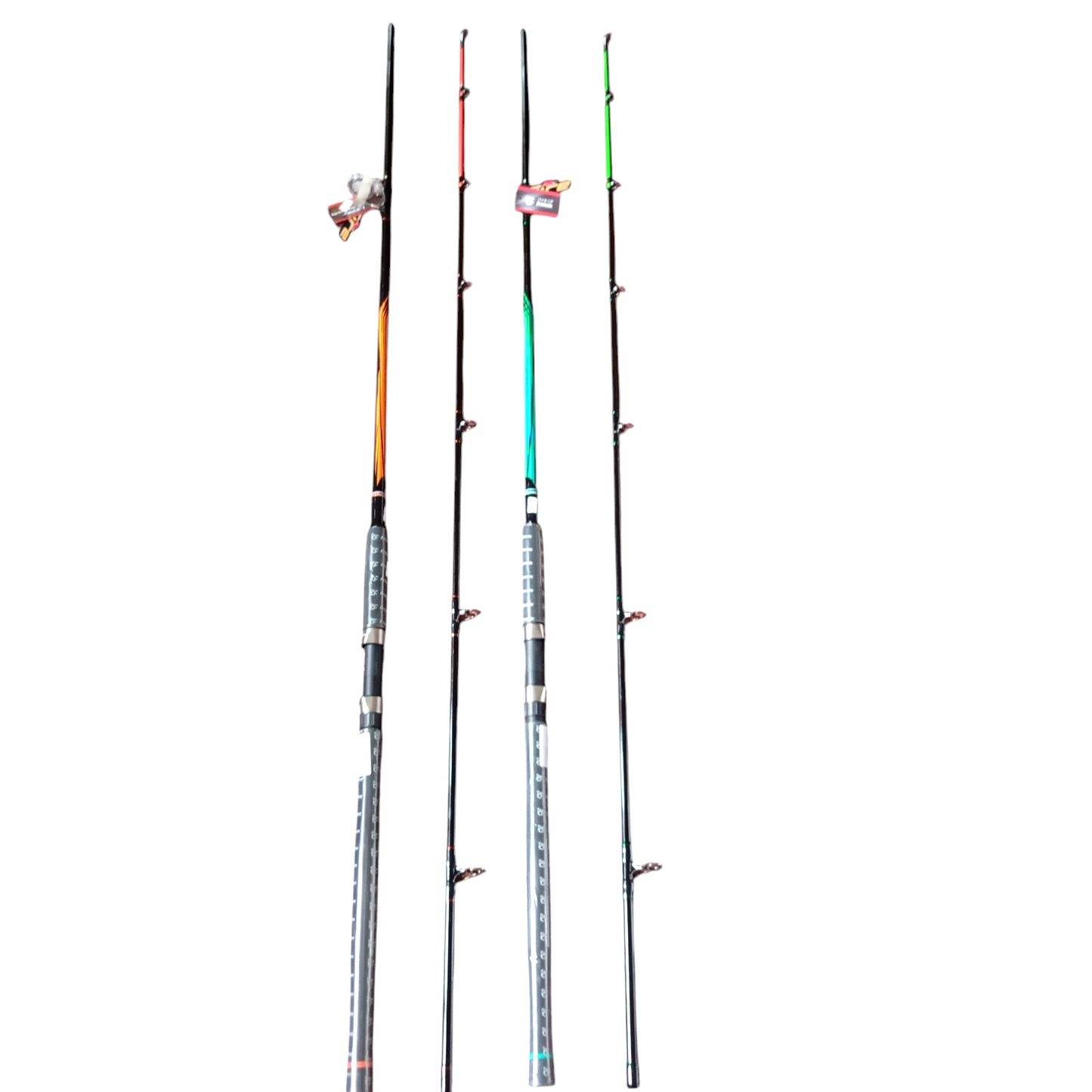 Pionner Fire E-Glass 10ft Spinning Fishing Rod Full View Close Up Image