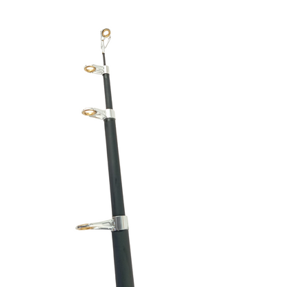 Power Fighter Tiger Telescopic Fishing Spinning Rod Guide Close Up Image