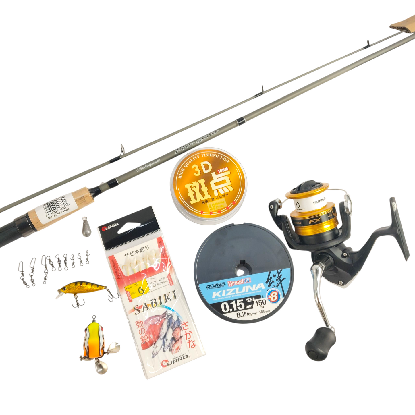 Premium Ultra Light to Light Fishing Complete Combo
