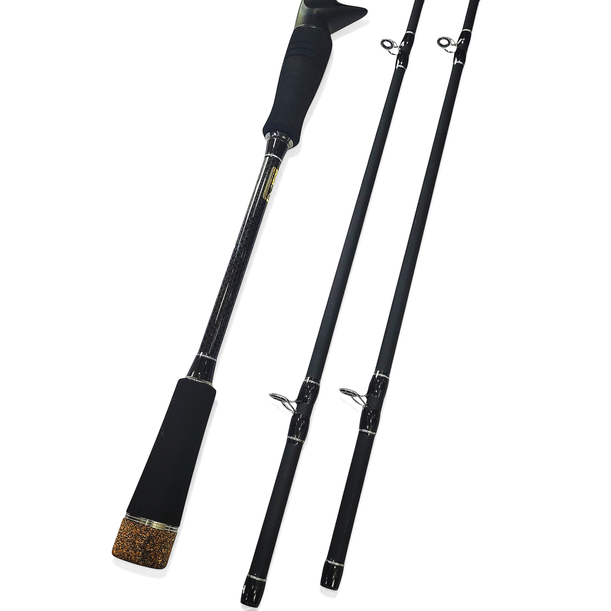 Premium Double Tip Baitcaster Combo || Hunting Black Baitcasting Rod 7ft || Seasir Cast XZ Baitcasting Reel