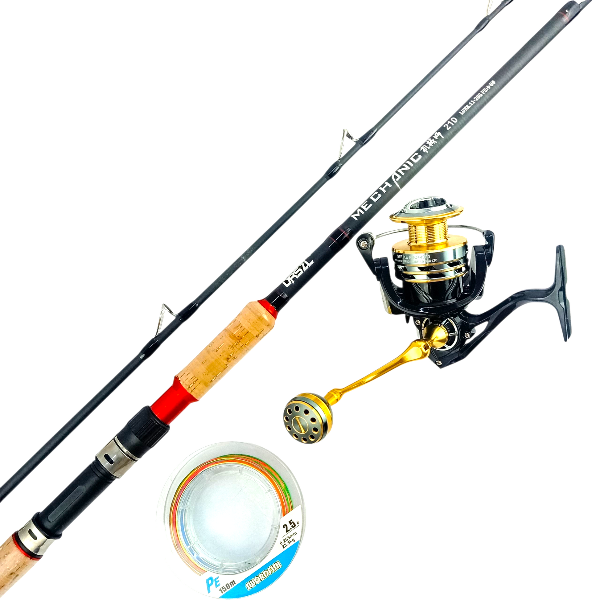 best brand fishing rod and reel combo Pole Set, 2.1m/6.89ft, 2PCS Rods, 2PCS Spinning Reels LIT Spinning Reel Designed with value as the priority the LIT Spinning Reel delivers on this promise Premium Snakehead Fishing Rod &