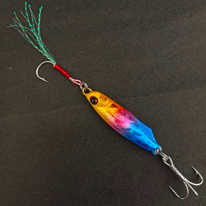 Pushpa Jigs Lure with Single Assist and Treble Hooks  20gms