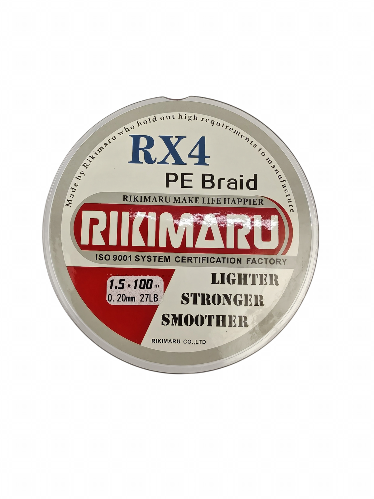 Rikimaru 4X-Pro Braided Line 100m-Spools