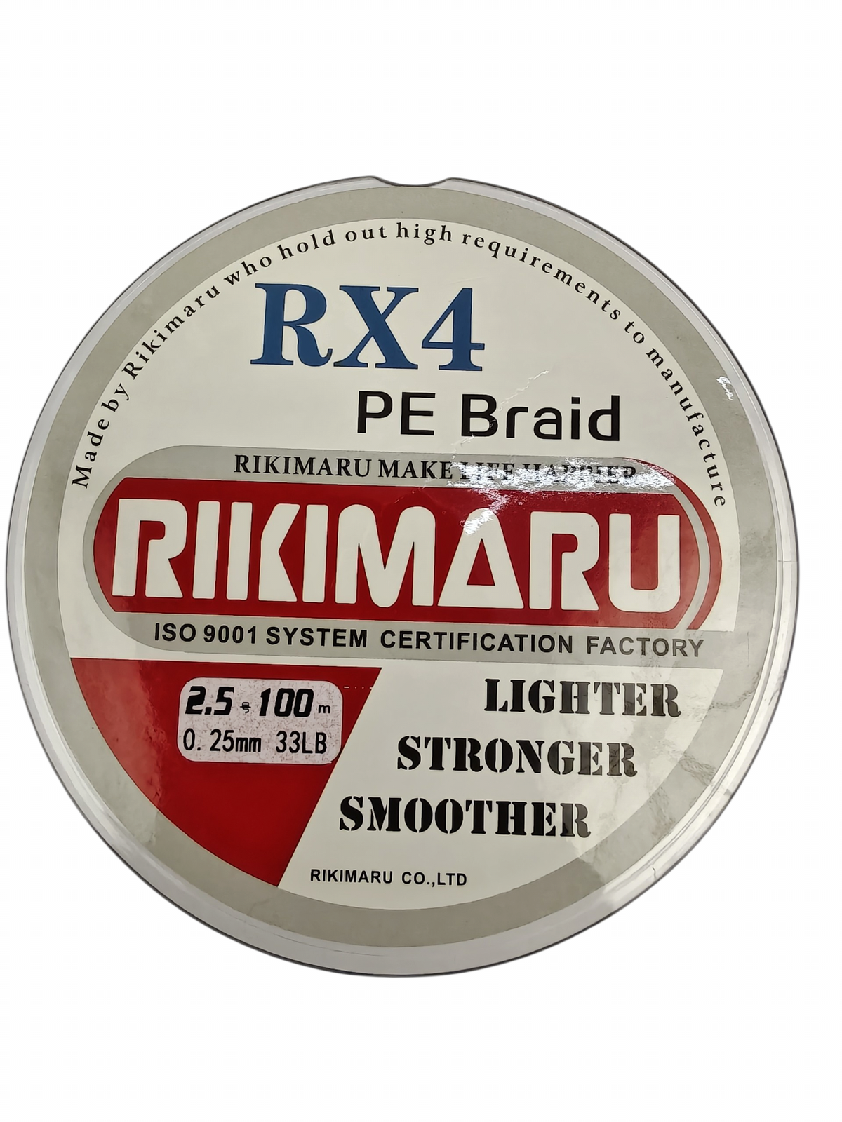 Rikimaru 4X-Pro Braided Line 100m-Spools
