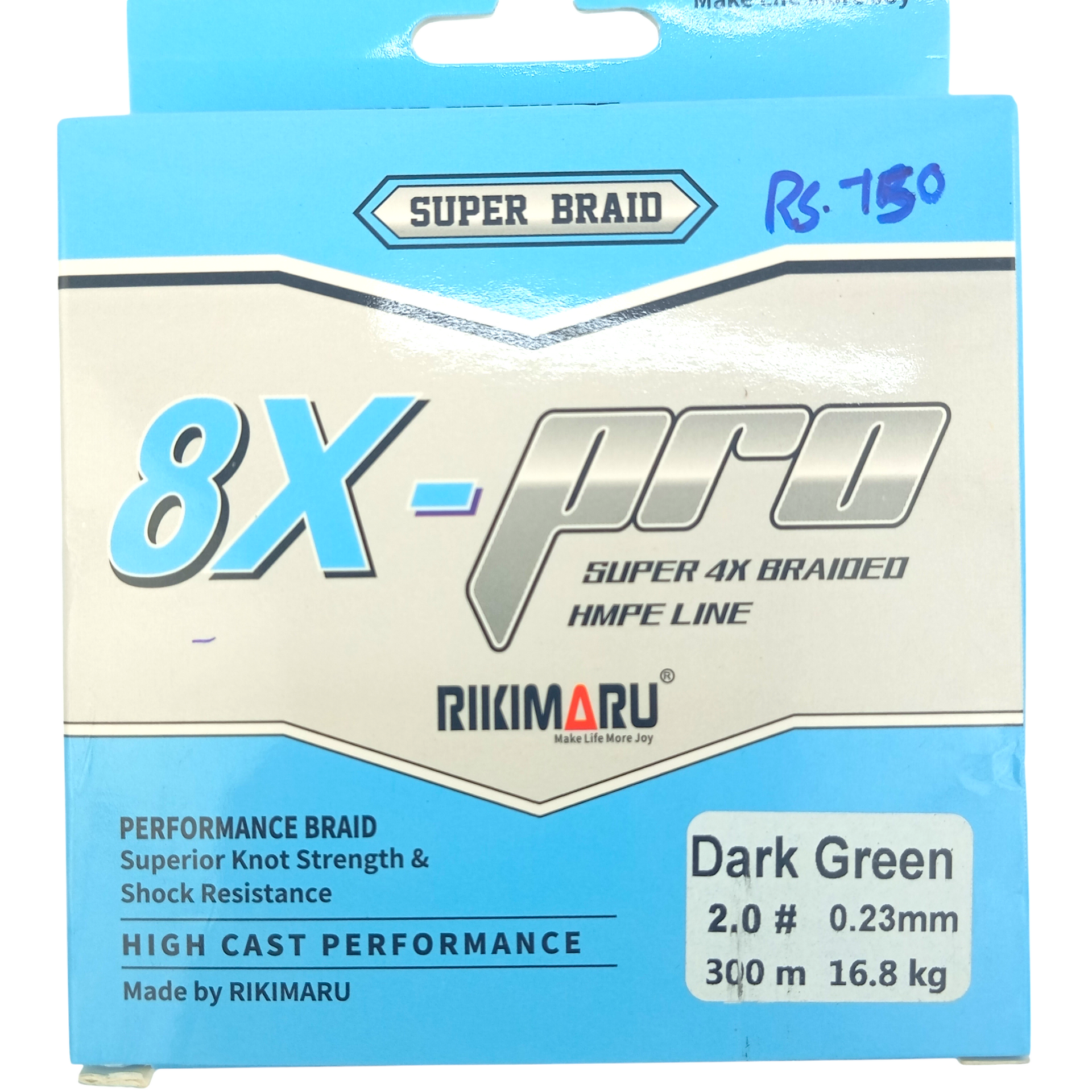 Rikimaru 8X-Pro Braided Line 300m-Spools