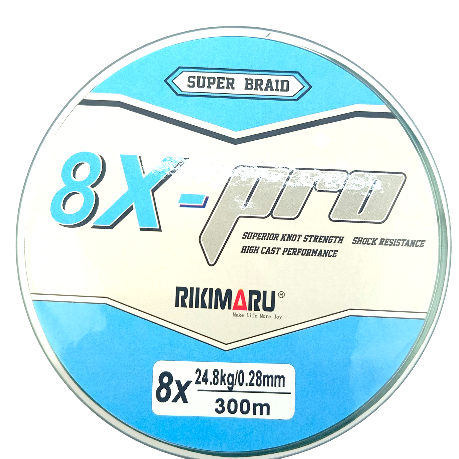 Rikimaru 8X-Pro Braided Line 300m-Spools