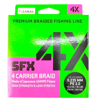 SFX 4X Premium Braided Fishing Line