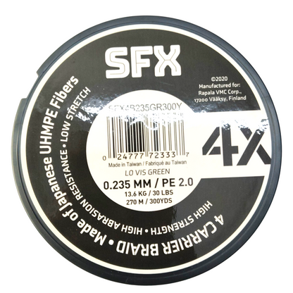 SFX 4X Premium Braided Fishing Line