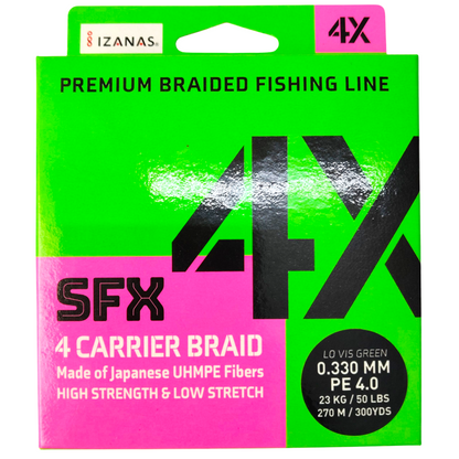 SFX 4X Premium Braided Fishing Line