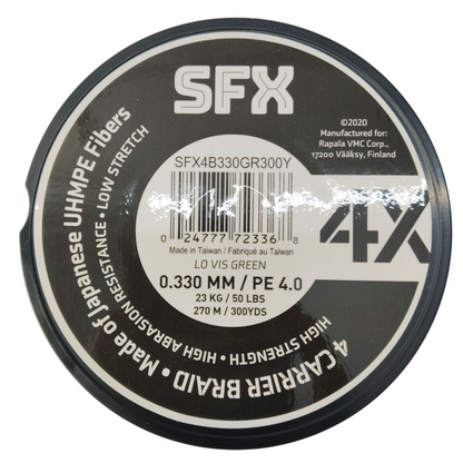 SFX 4X Premium Braided Fishing Line