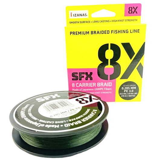 SFX 8X Carrier  Braid Line-0.285MM-49.06LBS Fishing Line Full Image