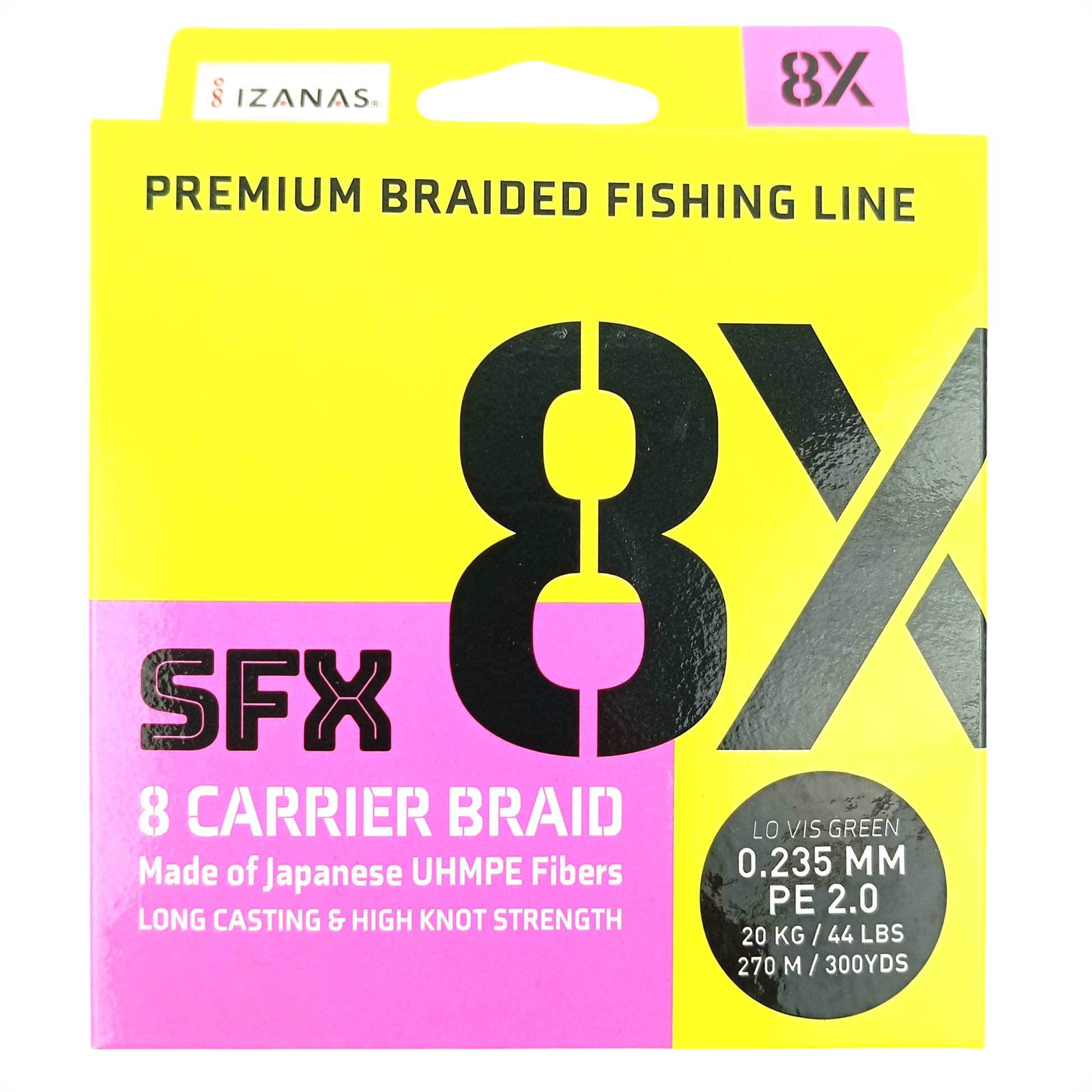 SFX 8X Carrier  Braid Line-0.235MM-40LBS Fishing Line Full Image