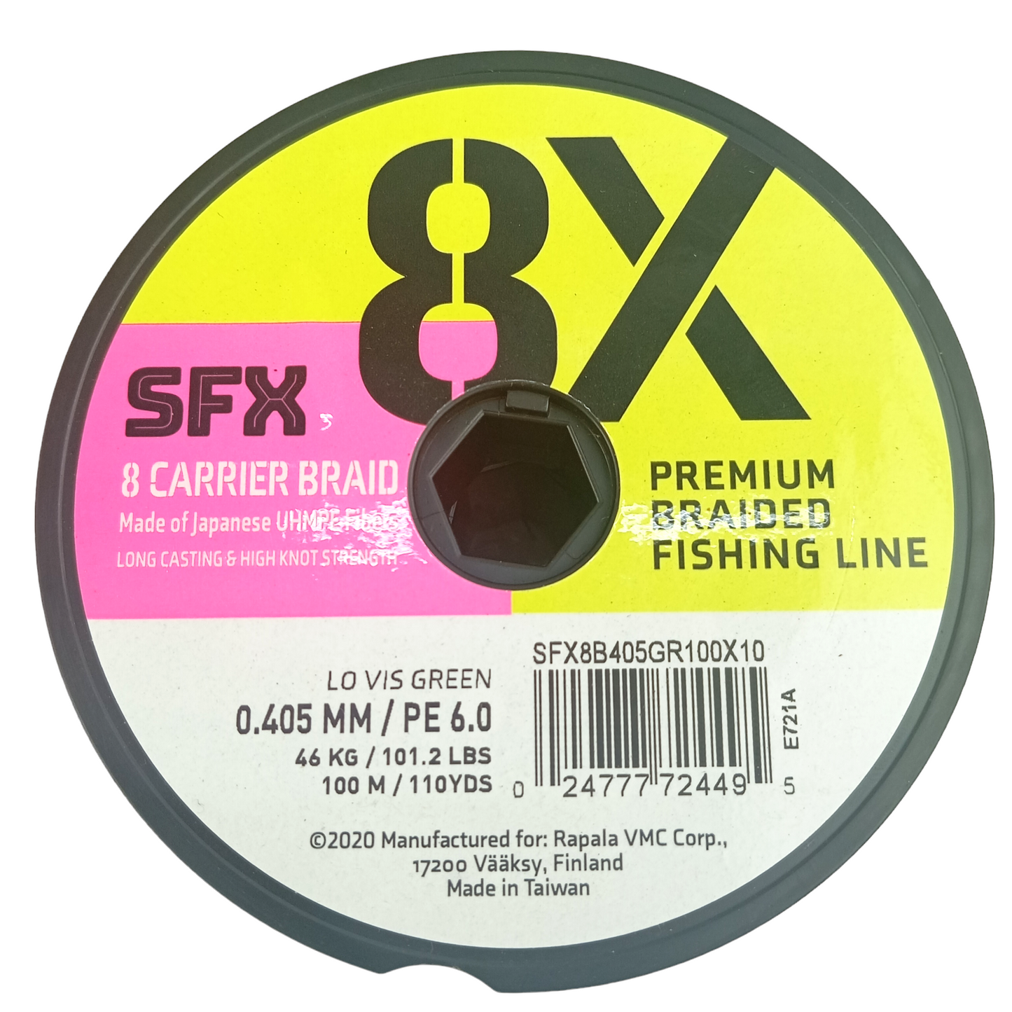 SFX_8X_Premium_Braided_0.405mm_101.2lbs_Fishing_Line_Close_Up_Image