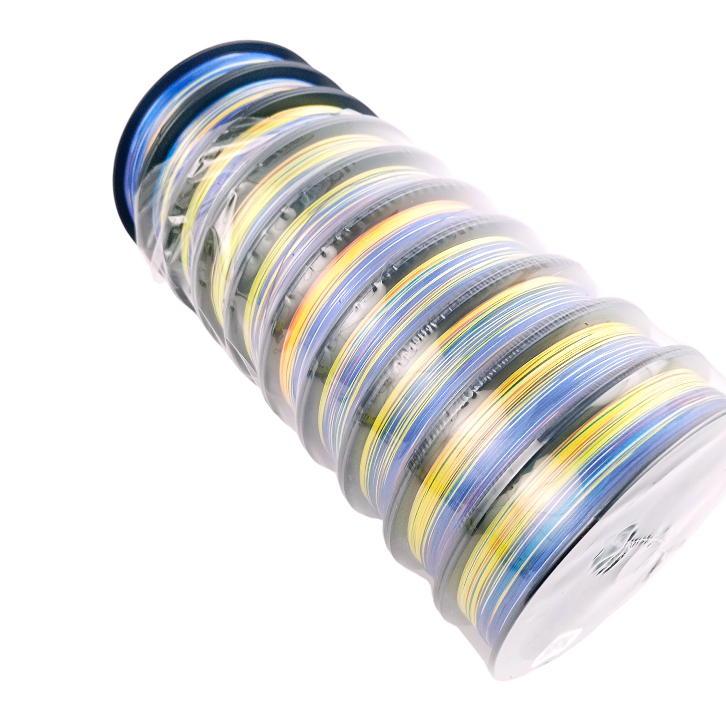 SFX 8X Premium Braided Multi Color Fishing Line Close Up Image.
