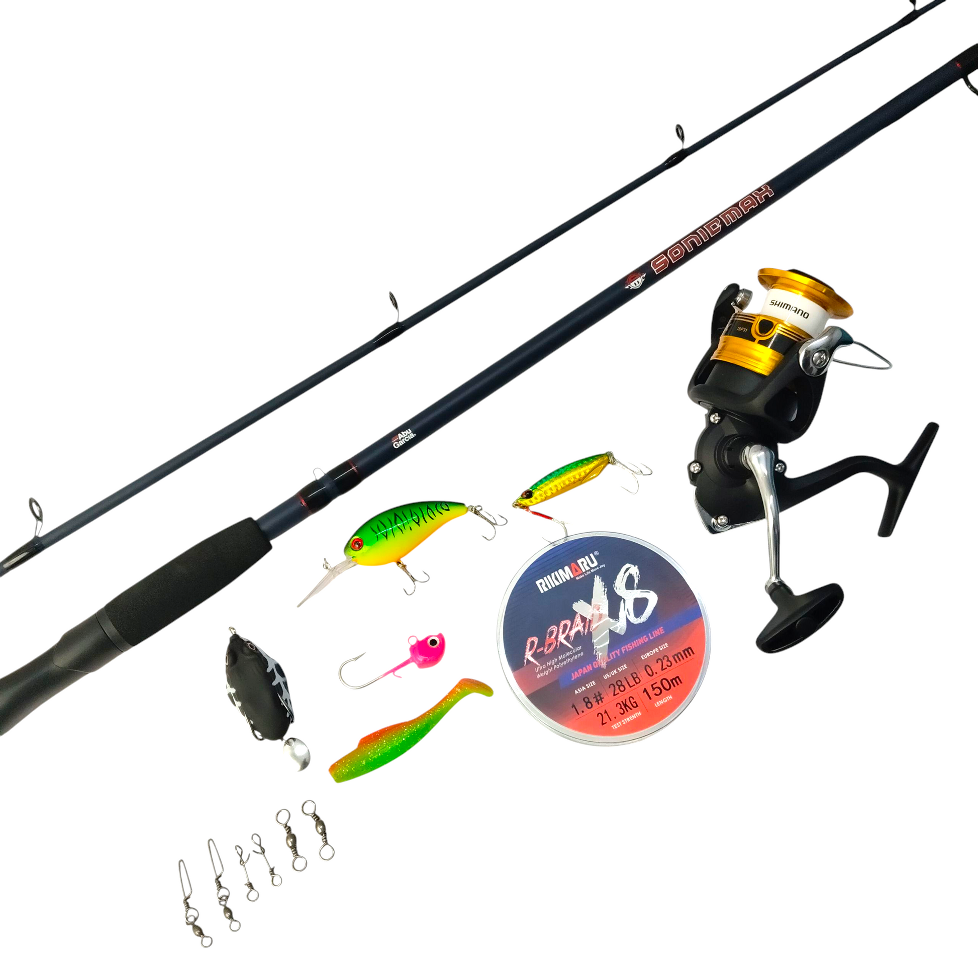 Saltwater& Freshwater Light Weight Rod and Reel Combo