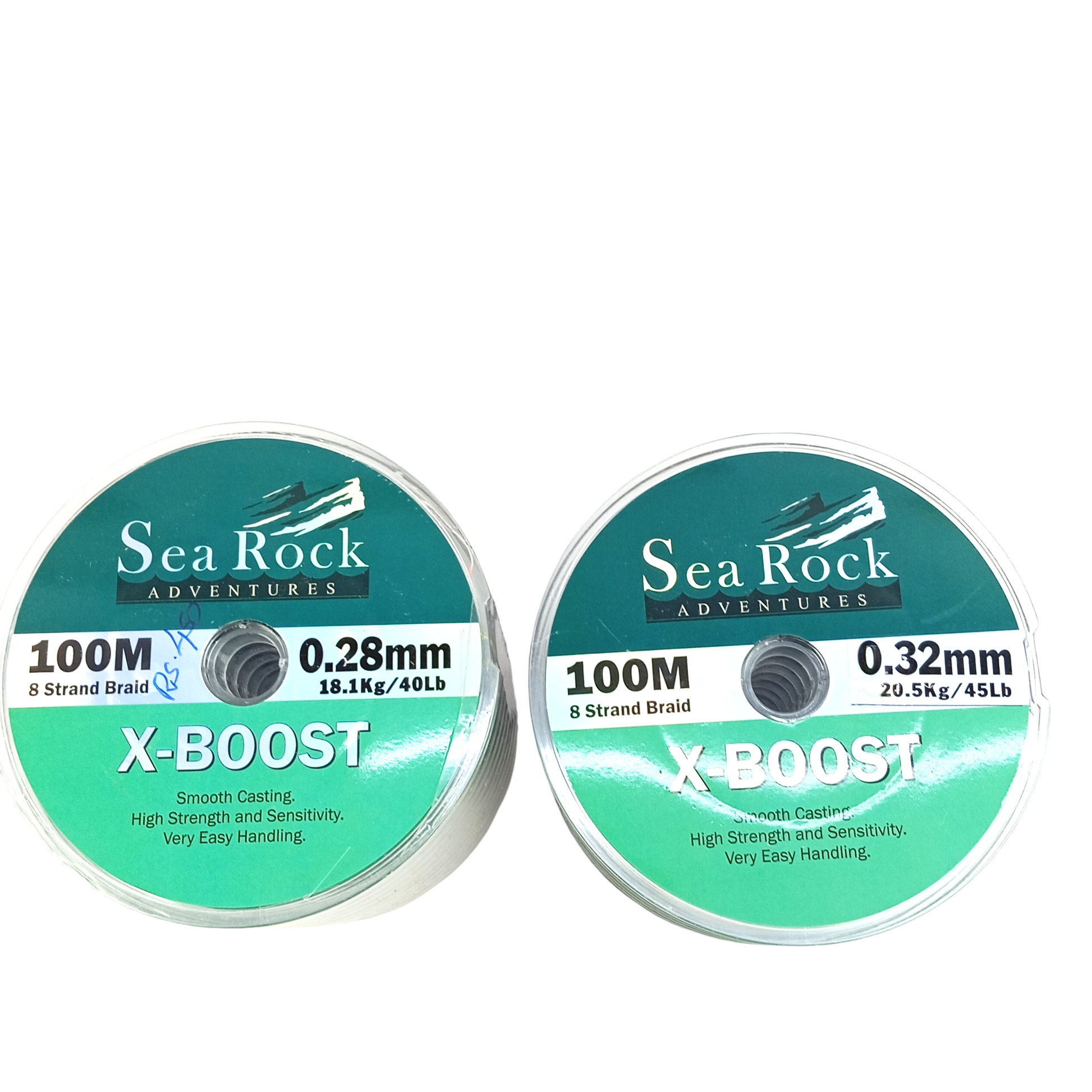 Sea Rock Adventures X-Boost  8 Straand Multi Color Fishing Braid Fishing Line Main Image