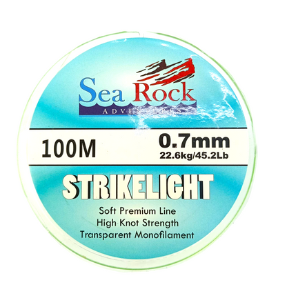 Sea Rock Adventures Strikelight 100m Monofilament Fishing Line Connected Spools
