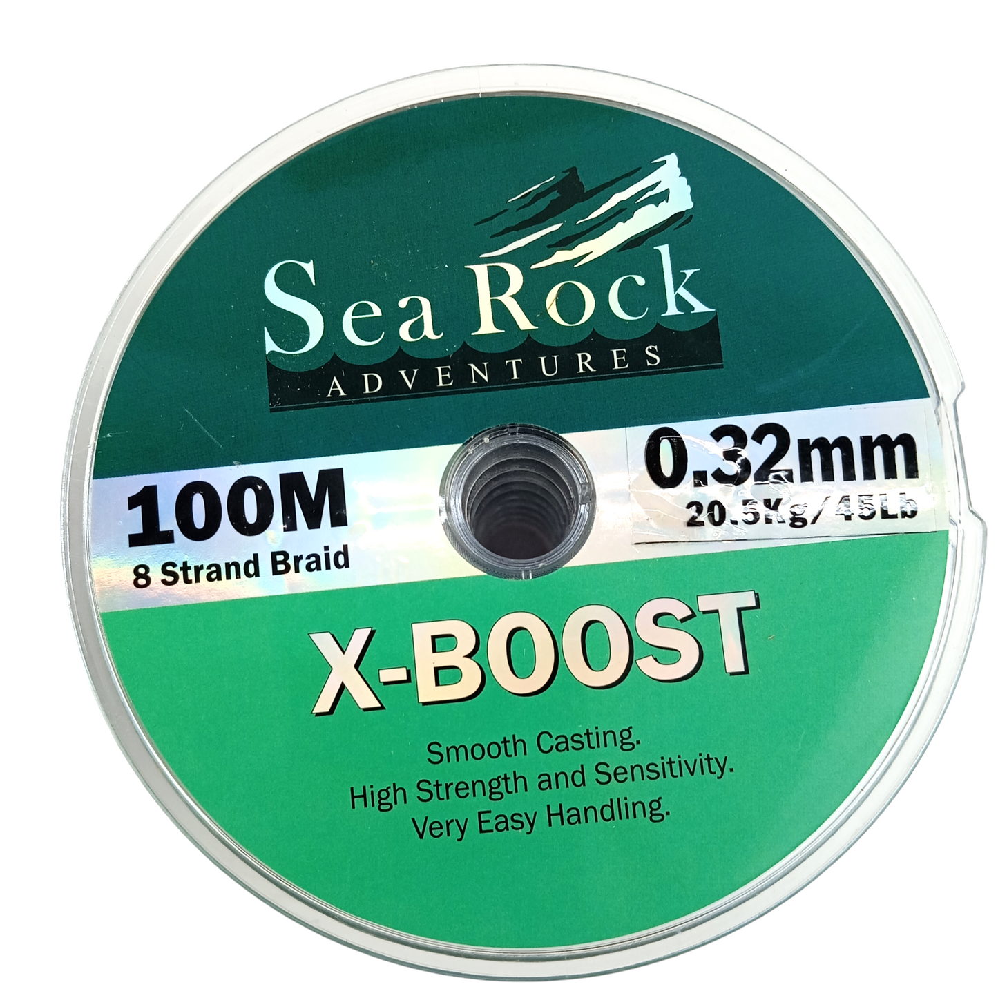 Sea Rock Adventures X-Boost  8 Straand Multi Color Fishing Braid Fishing Line 0.32mm 45lbs