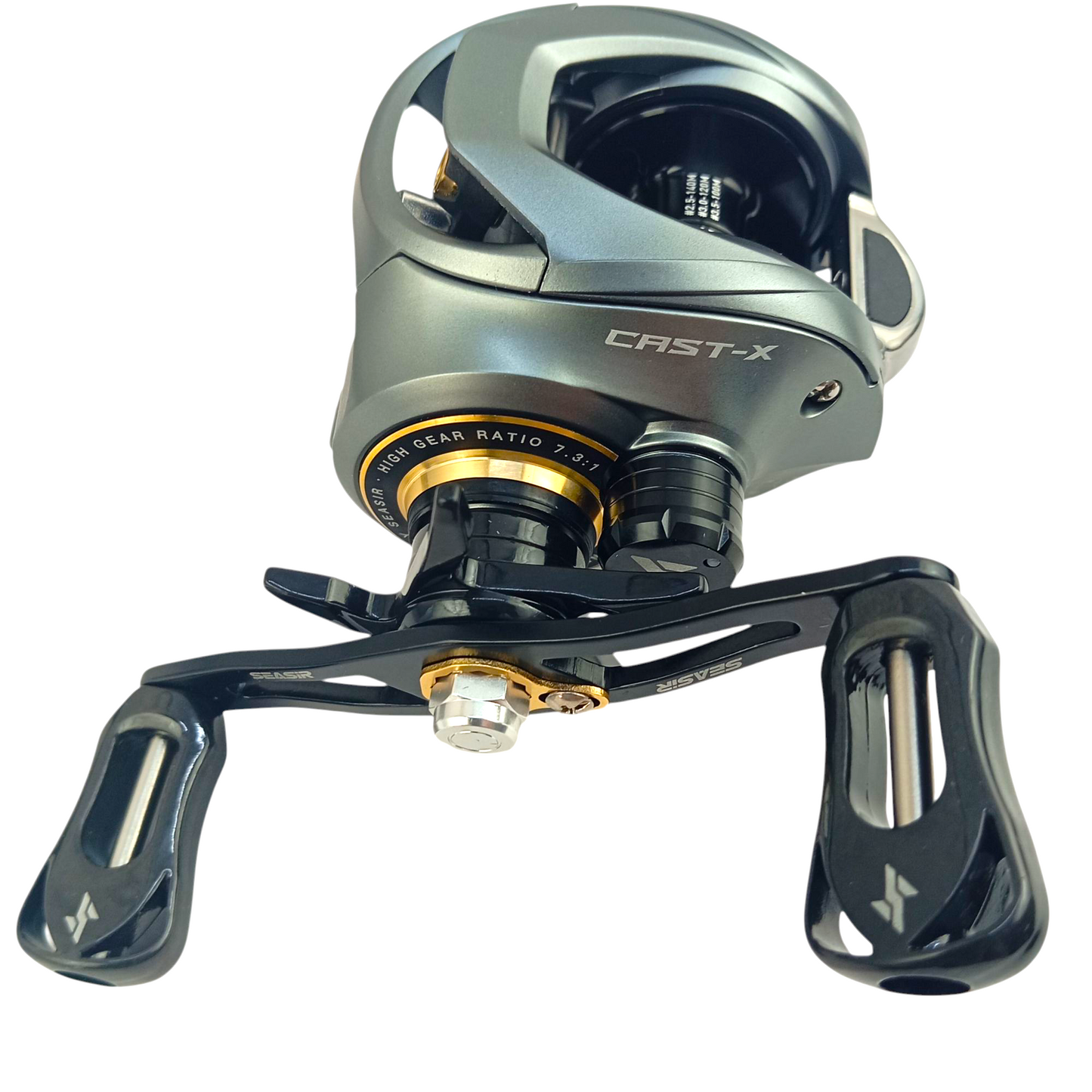 Berkley AMP 6.6ft Baitcasting Rod |Seasir Cast-X Baitcasting Reel Combo
