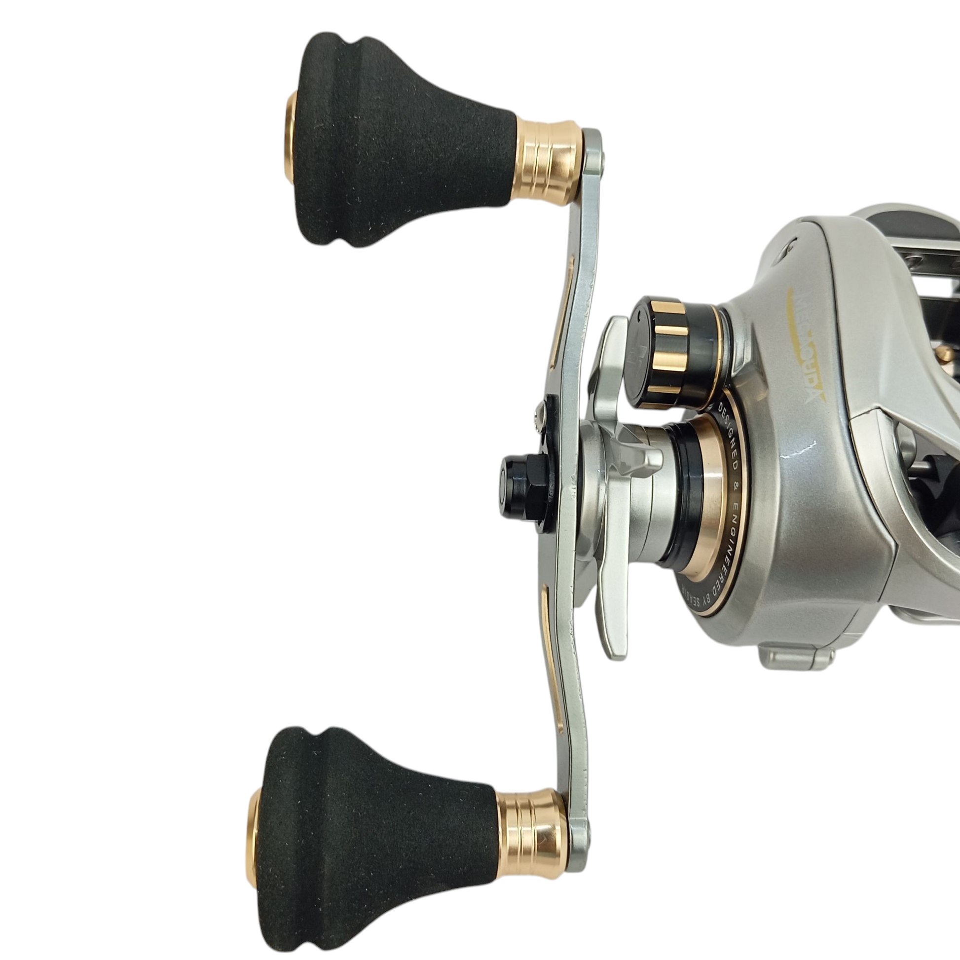 fish casting reel Seasir Megacuda Baitcasting Fishing – With Hanish Tackles Model:40 lb Test - Moss Green 10' Rod With a Shakespeare Catch Hygger Hexagon Aquarium Air