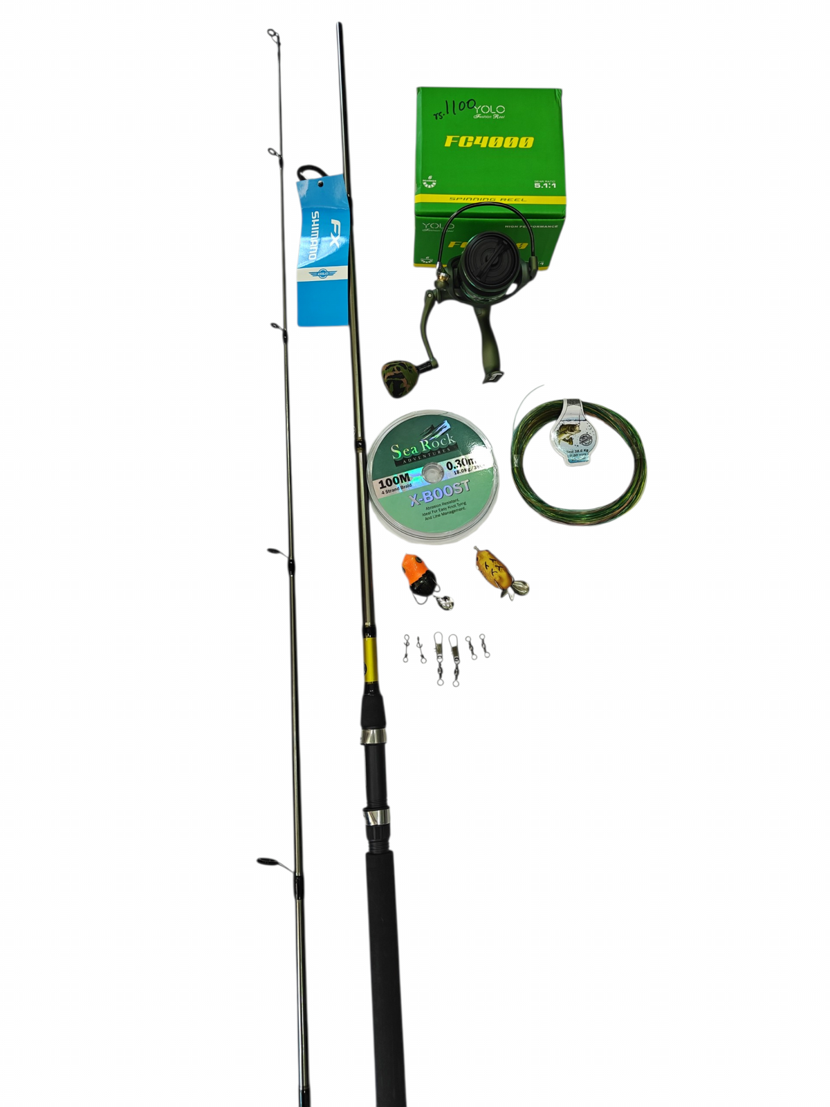 Shimano Beginner Friendly Snake head  Fresh Water Combo