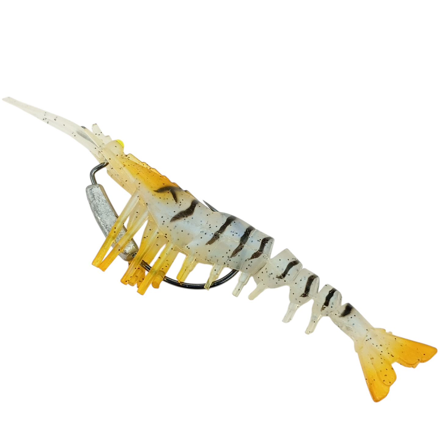 Shrimp With Worm Hooks |13cm |17gms |Fishing Lure
