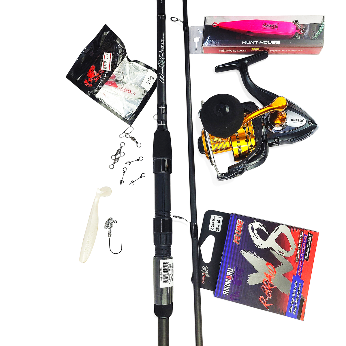 Simple Light Weight GT Fishing Combo || Okuma WavePower 9ft || Rapala ...