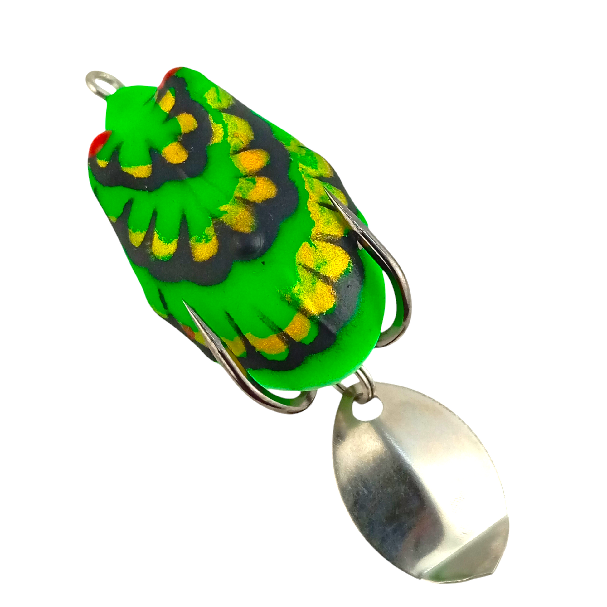 Single Spinner Frog Lure 6gms-3.8mm All Colors Close Up Image