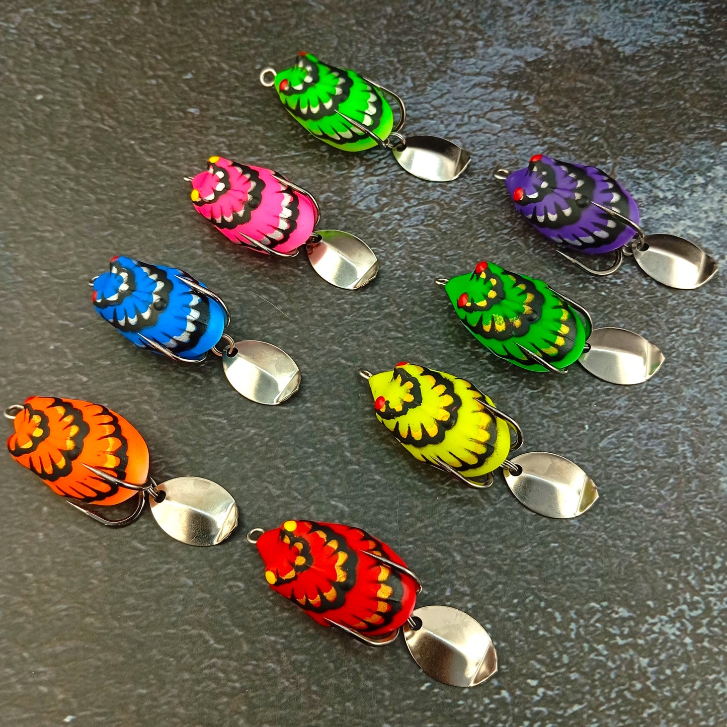 Single Spinner Frog Lure| 6gms |3.8mm