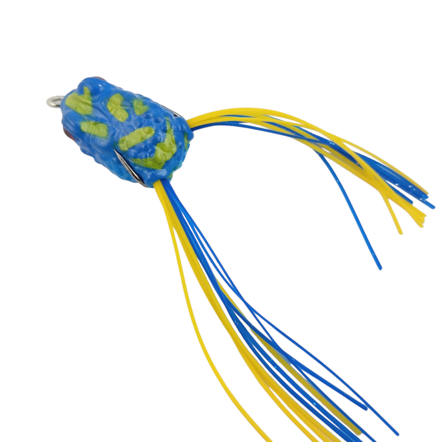 Small Frog Lure 4gms 3cm Blue Color Close Up Image