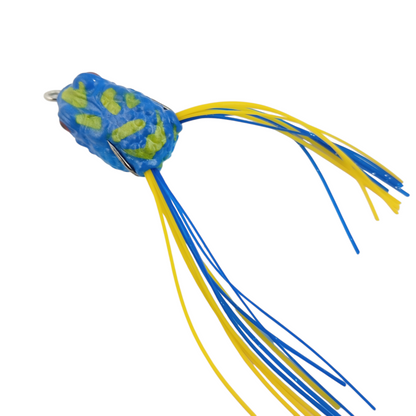 Small Frog Lure 4gms 3cm Blue Color Close Up Image