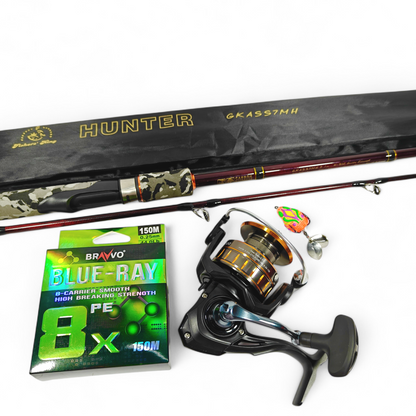 Snakehead Fishing Carbon Rod & Reel Combo
