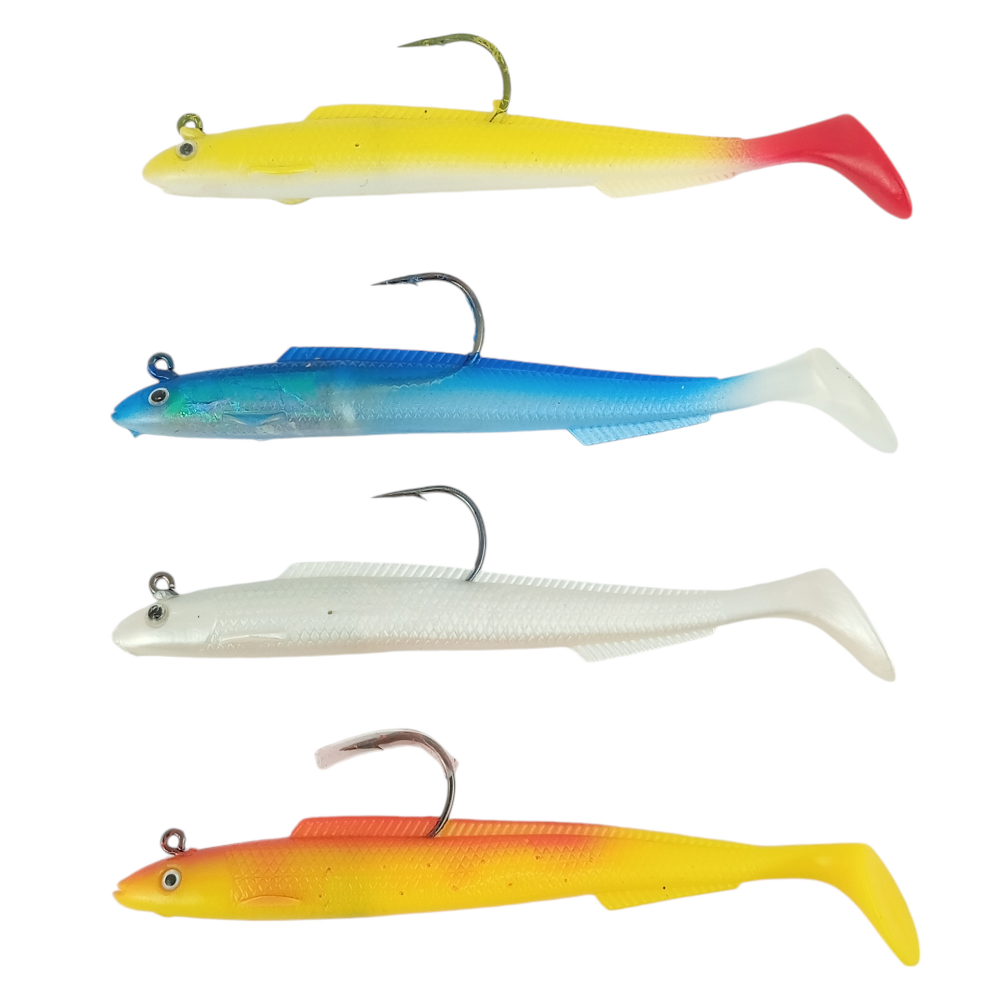 esca lure fishing tackle Soft Rubber Lure With Lead 15Cm 30gms