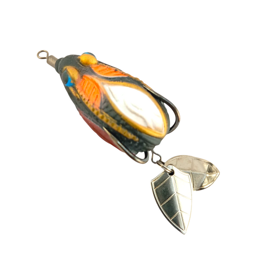 Soft Thai Frog Imitation Double Spinner Frog Lure |7gms|4.5cm