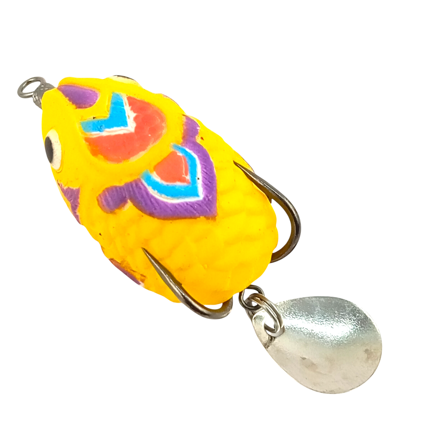 Soft Thai Frog Imitation Frog Lure With Spinner 7gms-3.5cm All Image