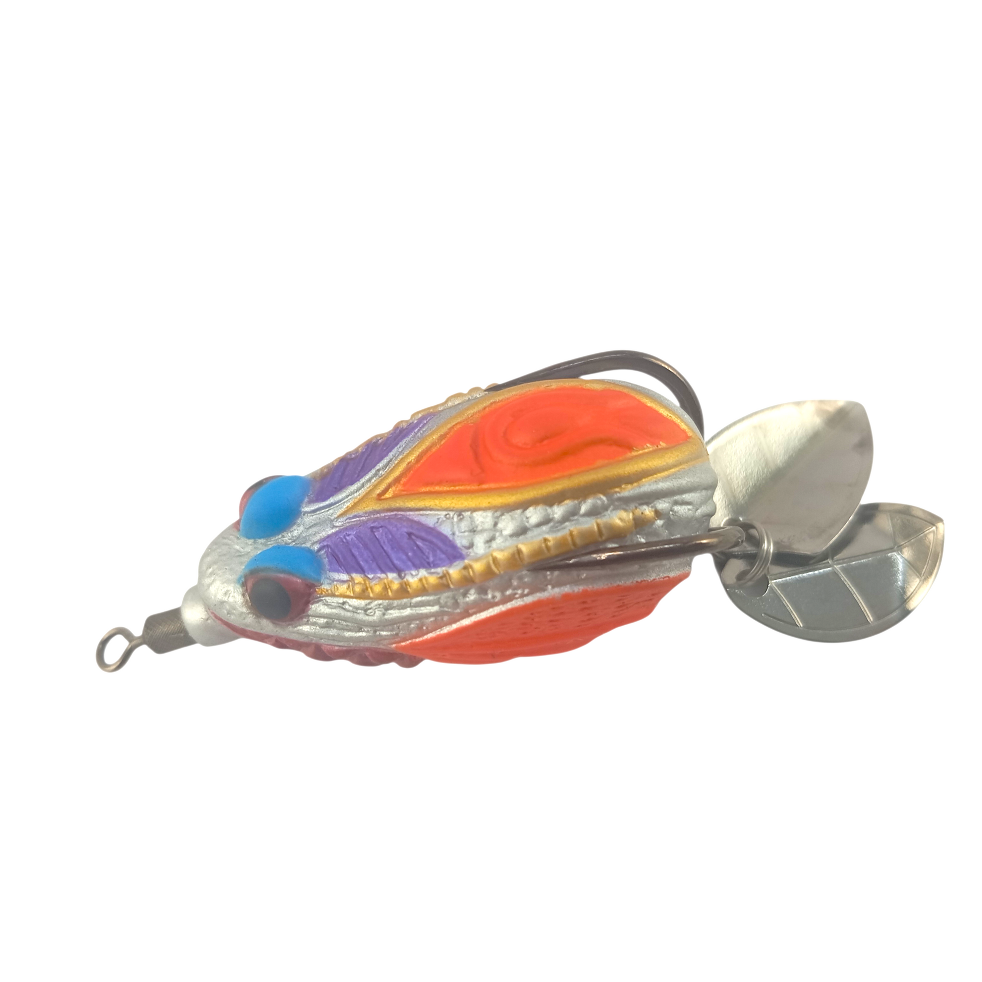 Soft Thai Frog Imitation Double Spinner Frog Lure |7gms|4.5cm
