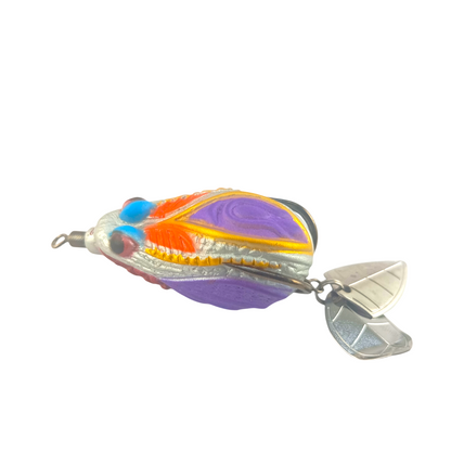 Soft Thai Frog Imitation Double Spinner Frog Lure |7gms|4.5cm