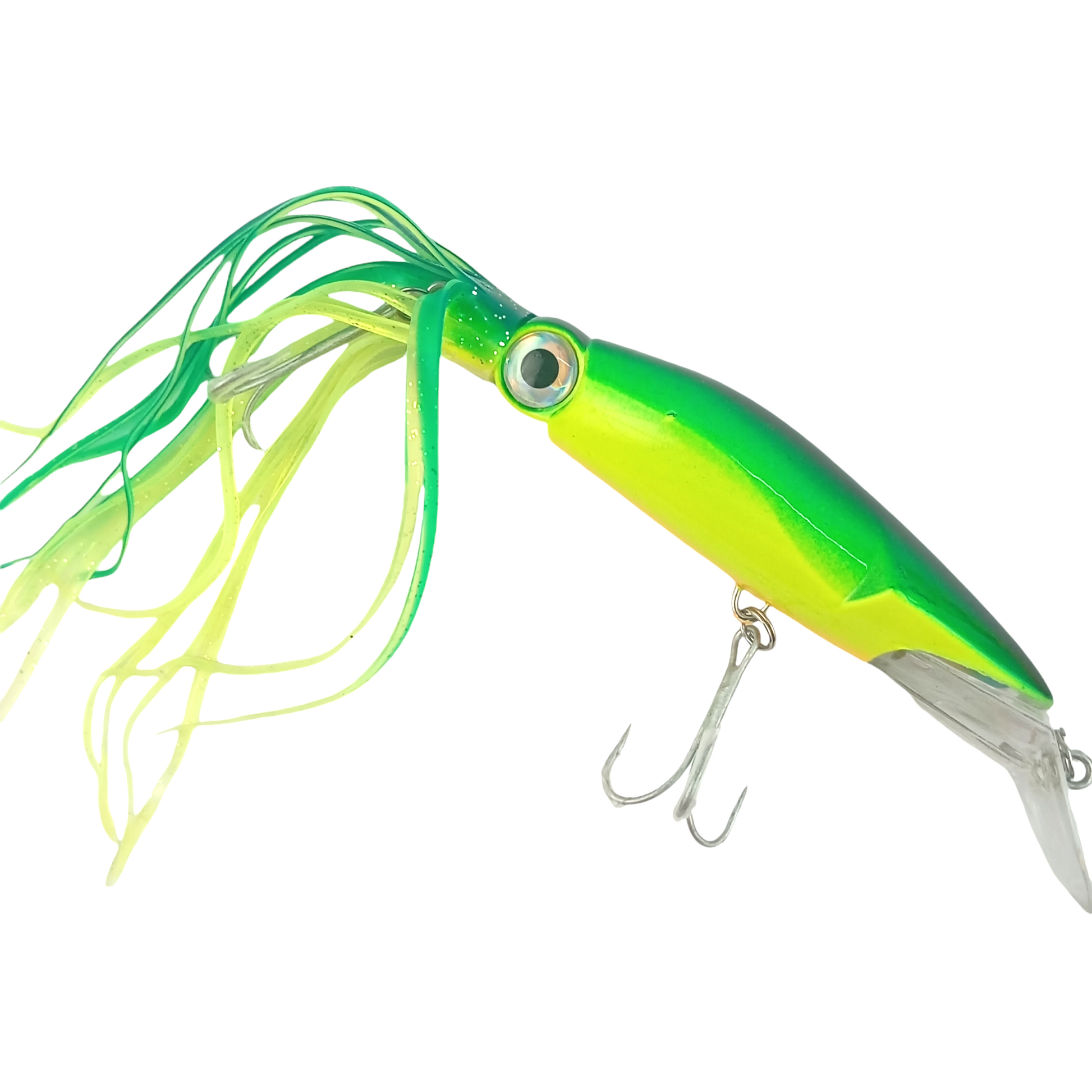 Squid Lure For Grouper Fishing  36gm 13cm  Green image