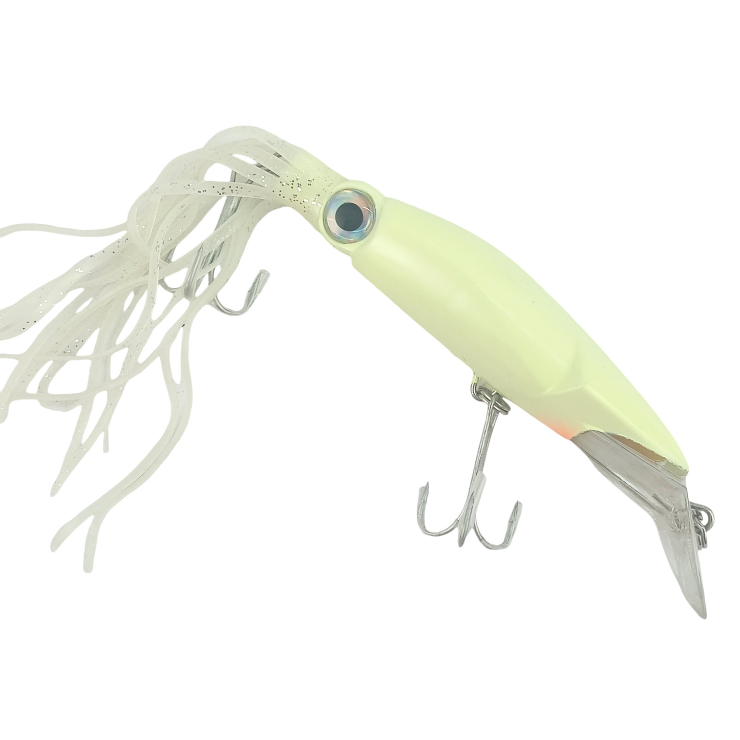 Squid Lure For Grouper Fishing  36gm 13cm Light Green image