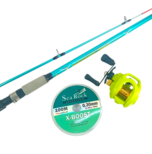 Strong & Flexible Beginner Baitcasting Fresh Water Fishing Combo