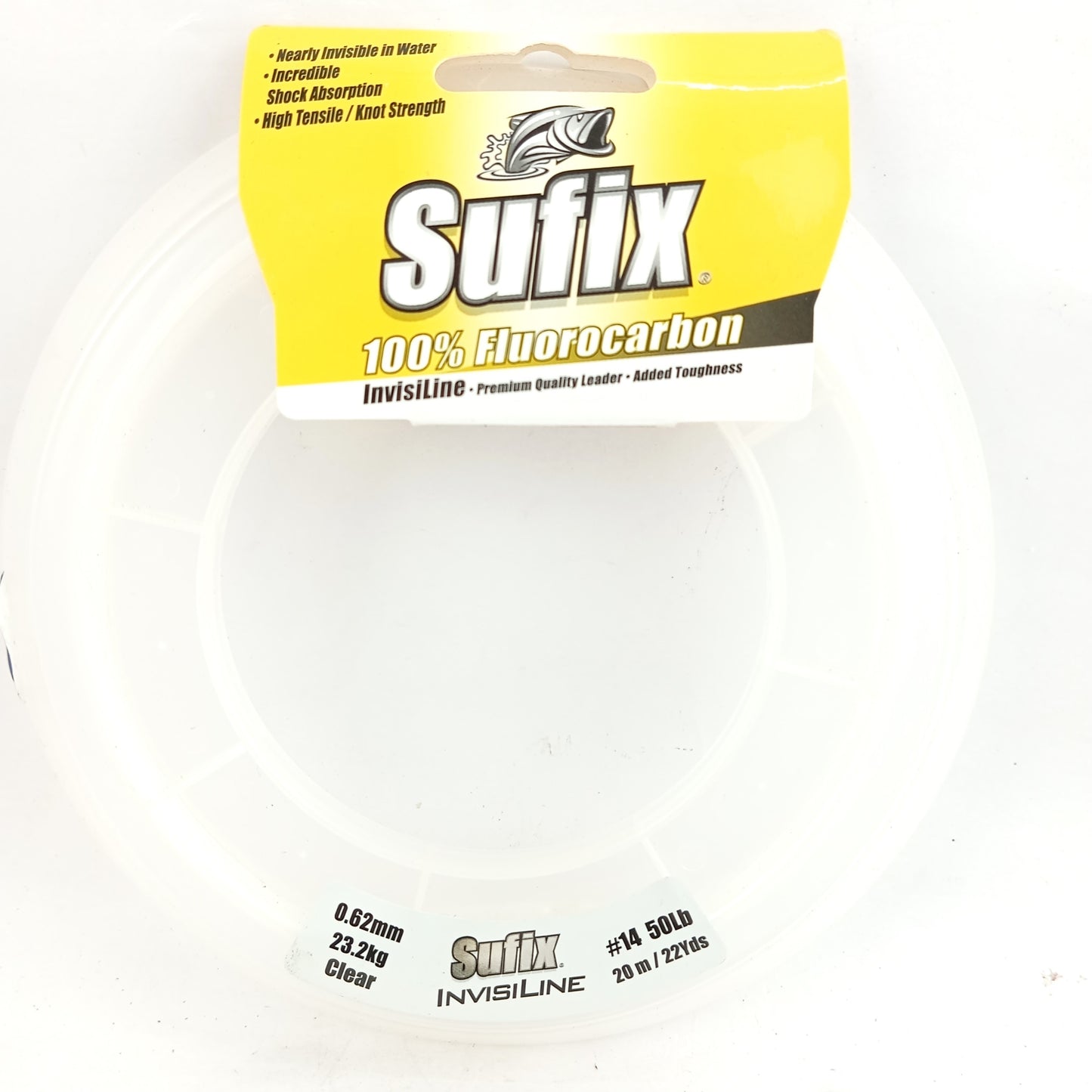 Sufix_Fluorocarbon_Invisiline_Premium_Quality_Leader_Fishing_Line_0.62mm_50lbs_Close_Up_Image