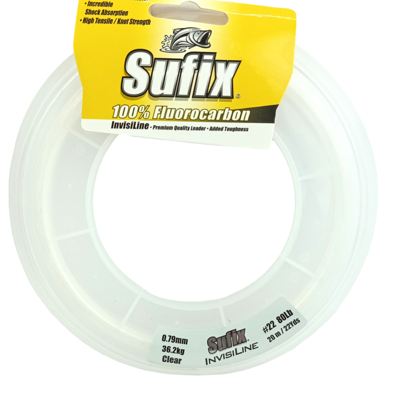 Sufix_Fluorocarbon_Invisiline_Premium_Quality_Leader_Fishing_Line_0.79mm_80lbs_Close_Up_Image