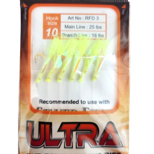 Sure Catch Fish Rigs Sure Catch Ultra One Touch Fishing Rigs Sabikki (Main Line 25lb, Branc ...