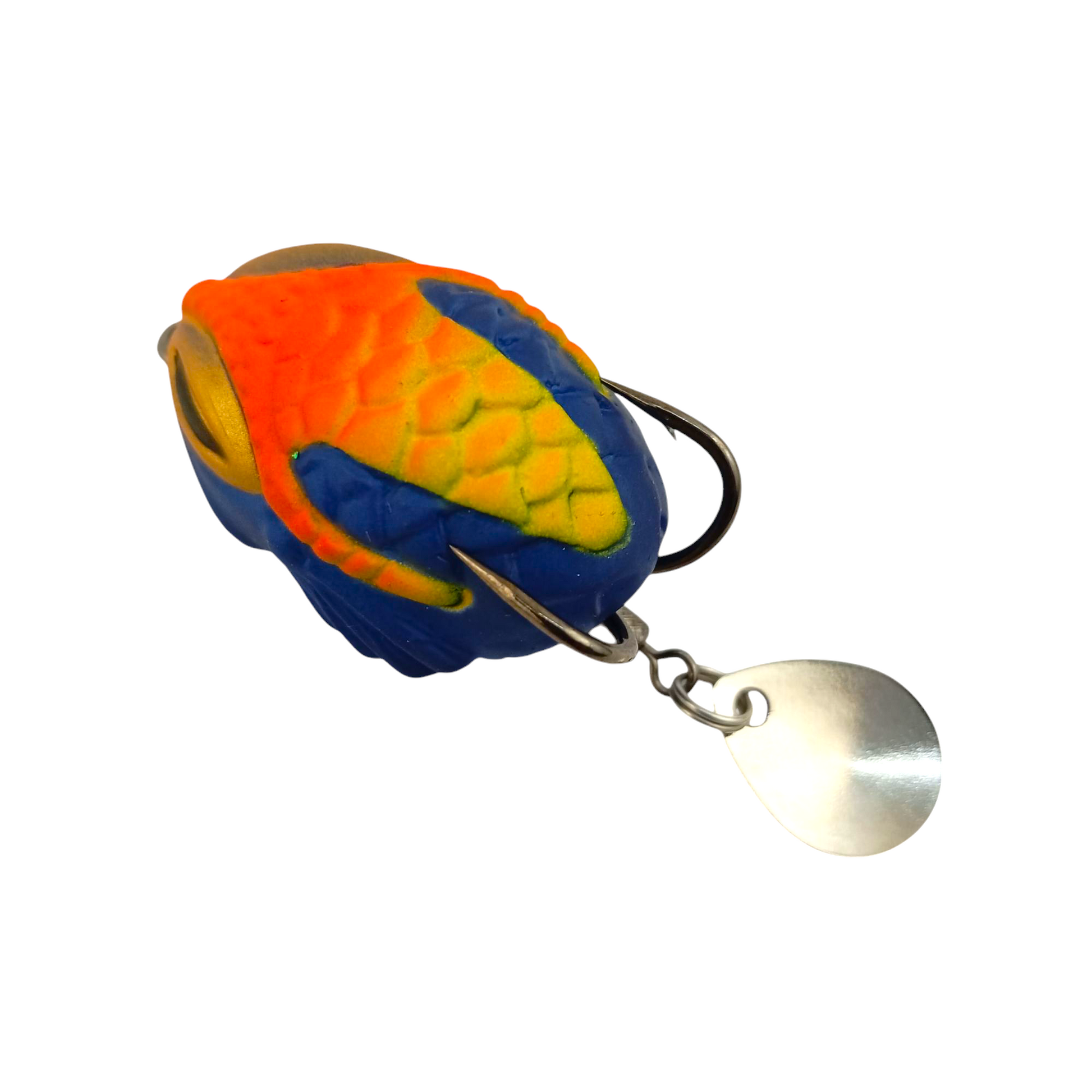 Thai Soft Imitation Frog Lure With Spinner |7gms|3.5cm